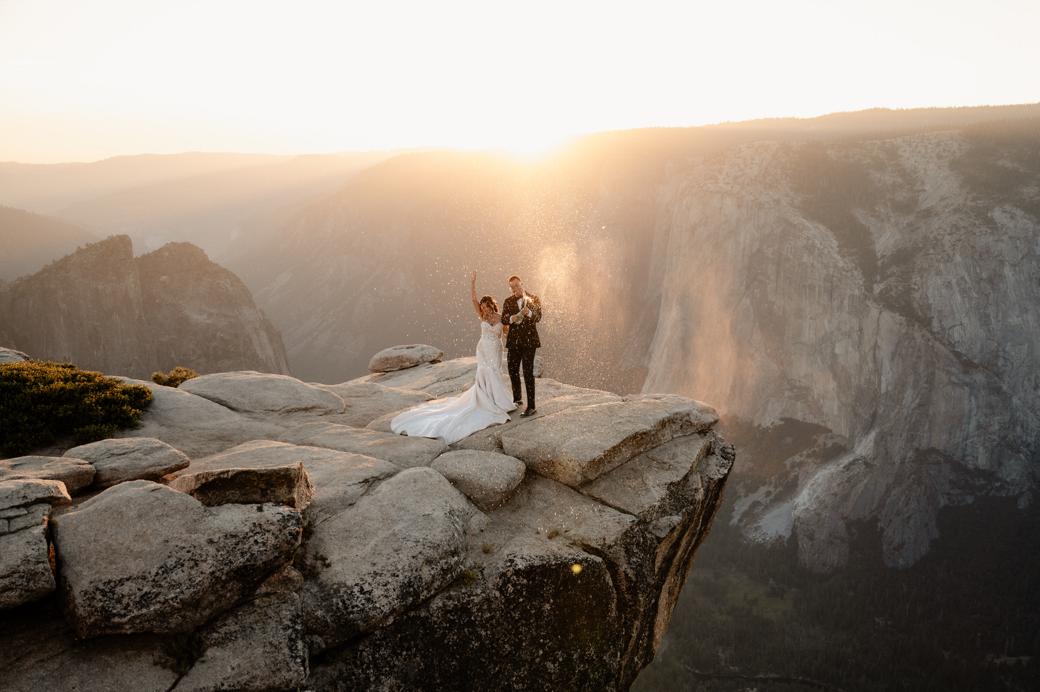 Lower Yosemite Falls Wedding