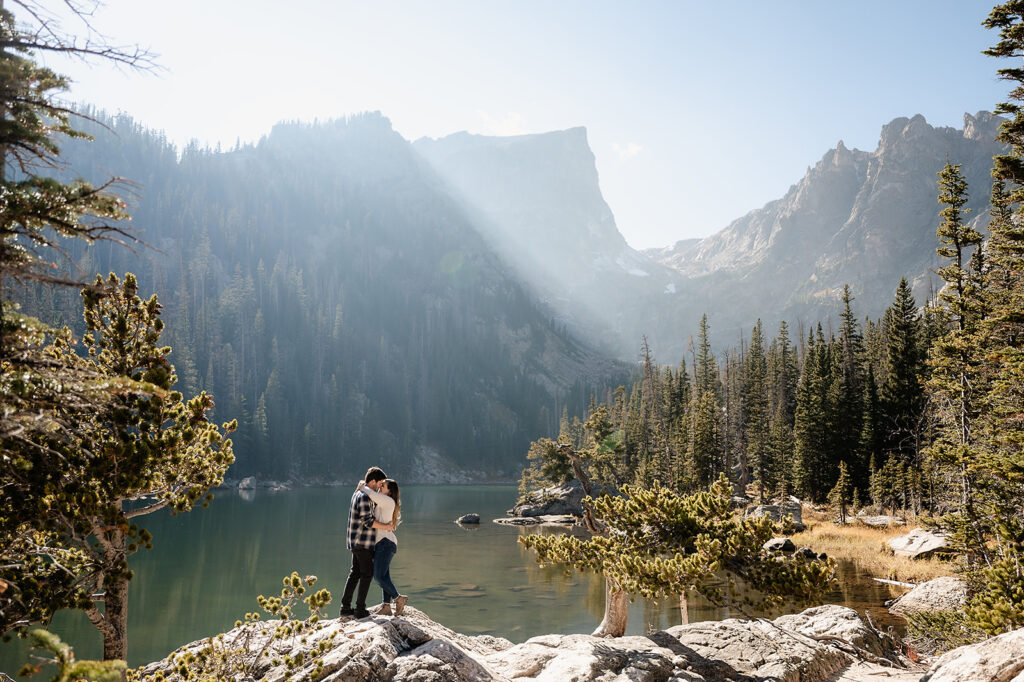 Rocky Mountain National Park Engagement Photos