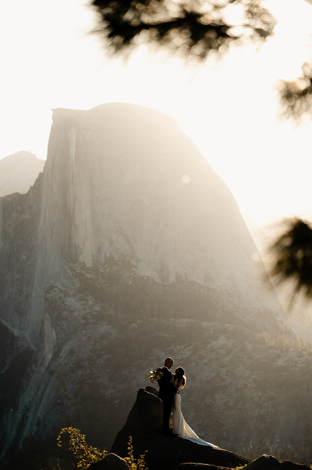 glacier point yosemite wedding