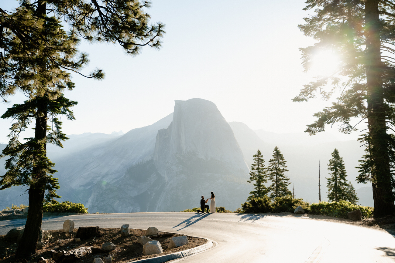 Yosemite Proposal At Glacier Point