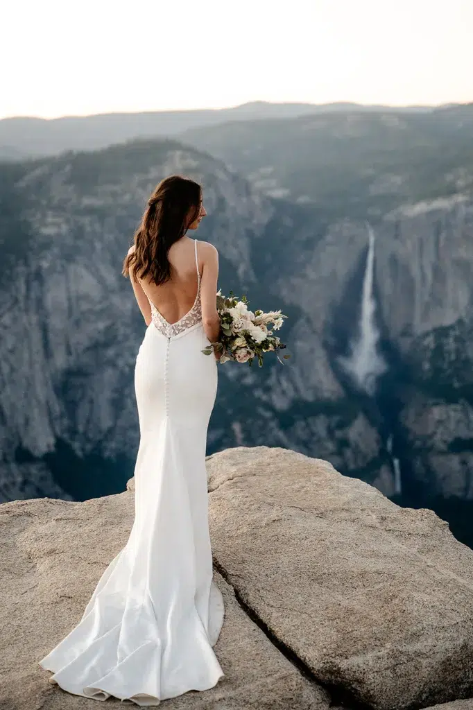 simple elopement dress
