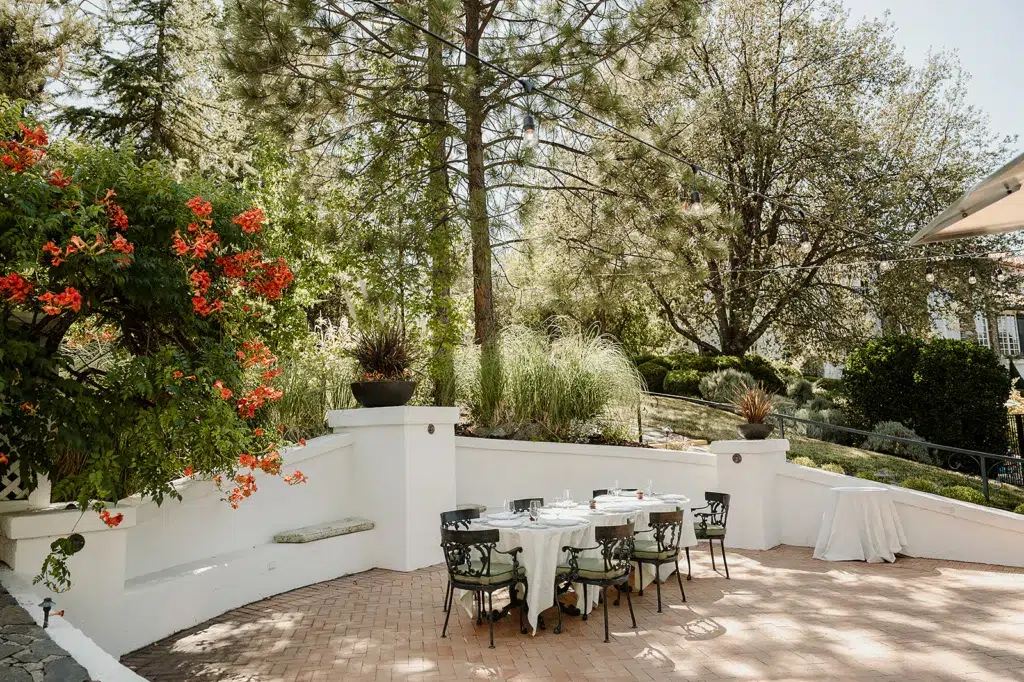 backyard elopement reception