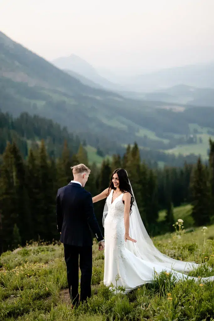 wedding first look