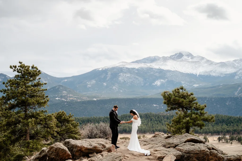 First look wedding