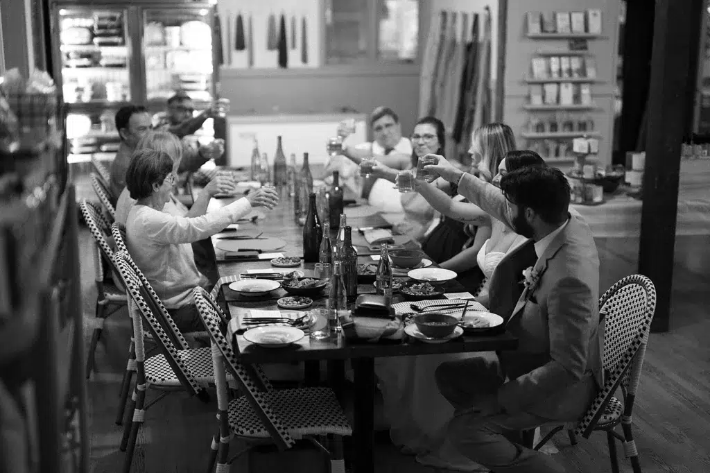 wedding reception after eloping