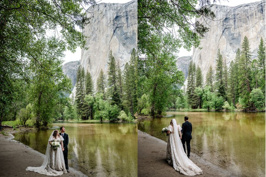 Cathedral Beach ceremony venue in Yosemite National Park
